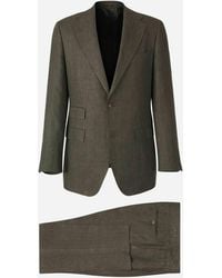 Santa Eulalia - Herringbone Linen Suit - Lyst