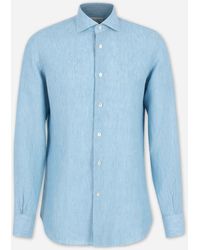 Santa Eulalia - Straight Linen Shirt - Lyst