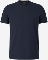 Zanone - Camiseta Lisa Algodón - Lyst