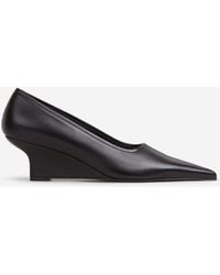 TOTEME - Wedge Shoes Leather - Lyst