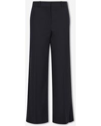 The Row - Straight Wool Trousers - Lyst