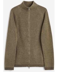 Our Legacy - Wool Cardigan With Zipper - Lyst