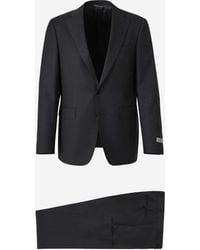 Canali - Anzug Aus Wolle Und Seide - Lyst