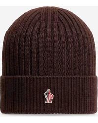 Moncler - Knitted Woolen Hat - Lyst