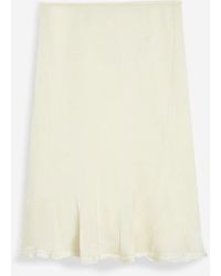 Jil Sander - Gonna Satin Envers - Lyst
