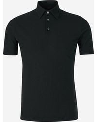 Zanone - Plain Cotton Polo - Lyst