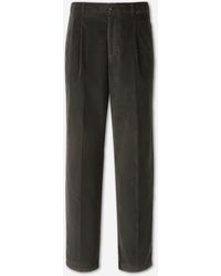 Marco Pescarolo - Corduroy Straight Leg Trousers - Lyst