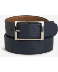 Santa Eulalia - Gürtel Aus Genarbtem Leder - Lyst
