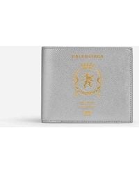 Balenciaga - Folding Leather Card Holder - Lyst