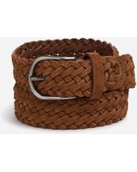 Santa Eulalia - Braided Suede Belt - Lyst
