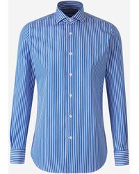 Santa Eulalia - Striped Cotton Shirt - Lyst