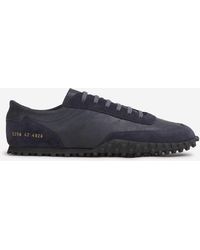 Common Projects - Leather-Panelled Studded-Sole Sneakers - Lyst