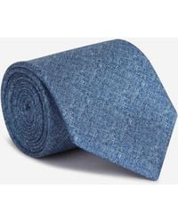 Santa Eulalia - Corbata Jaspeada Seda - Lyst