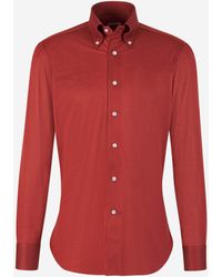 Fray - Cotton Piqué Shirt - Lyst