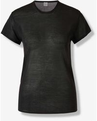 TOTEME - Round Neck T-Shirt - Lyst