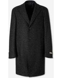 Canali - Long Wool Coat - Lyst