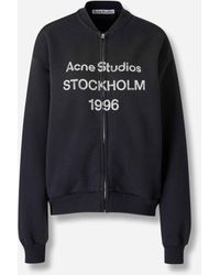 Acne Studios - Zip-Up Sweatshirt - Lyst