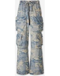 Amiri - Wide Leg Jeans Cargo - Lyst