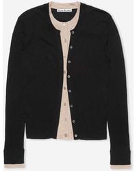 Acne Studios - Silk Layered Cardigan - Lyst