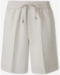 Brioni - Straight Bermuda Shorts - Lyst