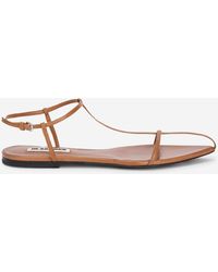 Jil Sander - Cage-Flat-Sandalen - Lyst