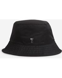 Ami Paris - "Ami De Coeur" Stud Bucket Hat - Lyst