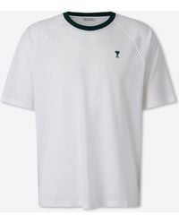 Ami Paris - Round Neck T-Shirt - Lyst
