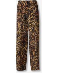 Ulla Johnson - Pantaloni Larghi Leopardo - Lyst