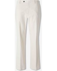 Berwich - Cotton Straight Leg Trousers - Lyst