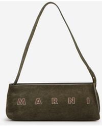 Marni - Rectangular Suede Bag - Lyst