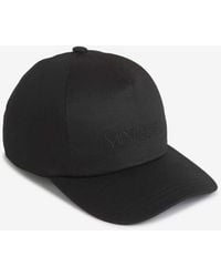 Saint Laurent - Gabardine-Baseballkappe Mit Logo-Stickerei - Lyst