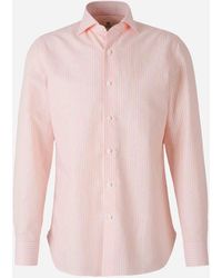 Luigi Borrelli Napoli - Camisa Rayas Algodón - Lyst