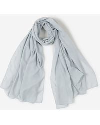 Santa Eulalia - Plain Silk Scarf - Lyst