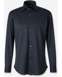 Fray - Micro Knit Shirt - Lyst