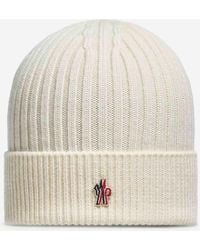 Moncler - Gestrickte Wollmütze - Lyst