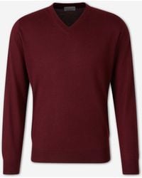 Santa Eulalia - Thin V-Neck Sweater - Lyst