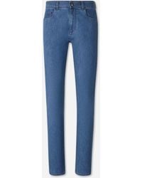 Canali - Straight Leg Cotton Jeans - Lyst