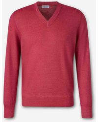 Santa Eulalia - V-Neck Sweater - Lyst