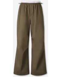 Alexander Wang - Wide Leg Cotton Trousers - Lyst