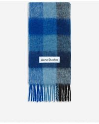 Acne Studios - Wool Plaid Scarf - Lyst