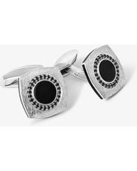 Tateossian - Square Onyx Cufflinks - Lyst