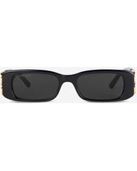 Balenciaga - Dynasty Rectangle Sunglasses - Lyst