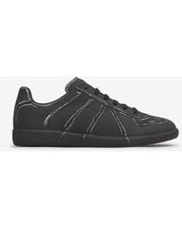 Maison Margiela - Replica Suede Low-Top Sneakers - Lyst