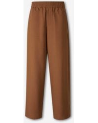 Ami Paris - Elastic Wool Trousers - Lyst