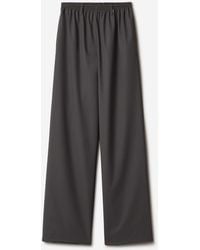 Miu Miu - Wide Leg Trousers Elastic Wool - Lyst