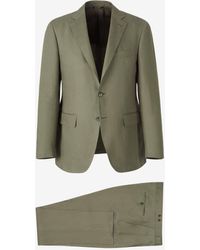 Canali - Schlichter Leinenanzug - Lyst