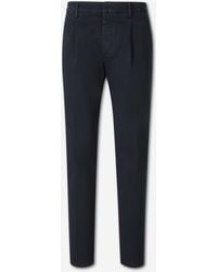 Incotex - Straight Twill Trousers - Lyst