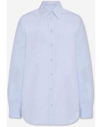 The Row - Gavina Cotton Shirt - Lyst