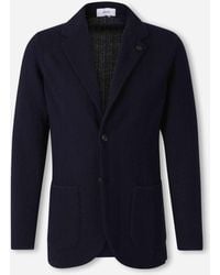 Lardini - American Style Cardigan - Lyst