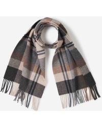 Santa Eulalia - Checkered Wool Scarf - Lyst
